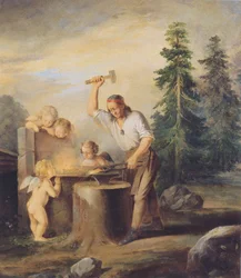Ilmarinen Forging the Sampo